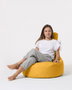 Atelier Del Sofa Puf de Jardín Lina - Yellow, Comodidad y Estilo, Tejido Impermeable para Exterior, 70x80 cm, Amarillo