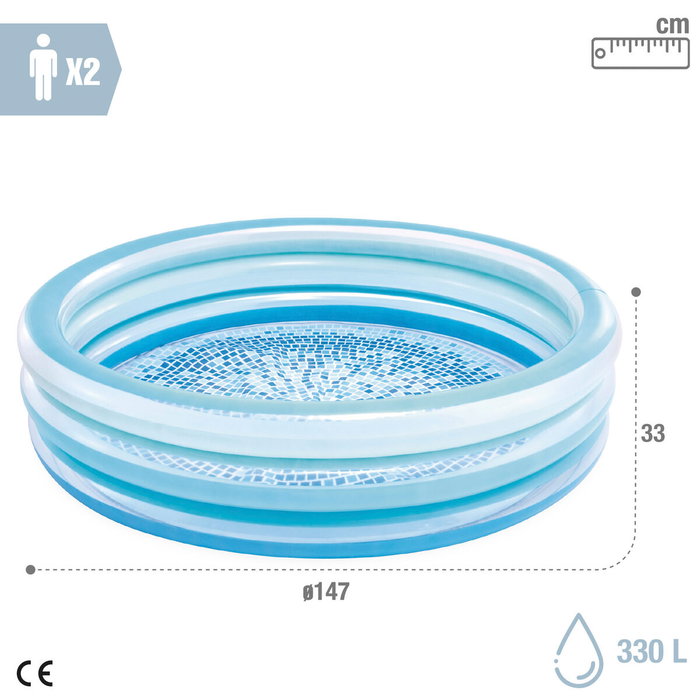 Piscina Hinchable para Niños Intex 147 x 33 x 147 cm (6 Unidades) Piscina Hinchable para Niños Intex 147 x 33 x 147 cm (6 Unidades)