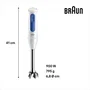 Braun MultiQuick MQ30001M Batidora de Mano 900 W 2 Velocidades Blanco/Azul BRA8021098005106