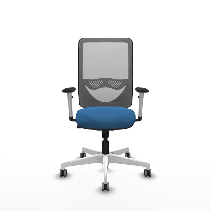 PIQUERAS Y CRESPO Silla de oficina Zulema con mecanismo Sincro, Azul claro y Gris PIQUERAS Y CRESPO Silla de oficina Zulema con mecanismo Sincro, Azul claro y Gris