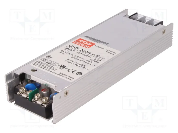 MEAN WELL UHP-200A-4.5 Fuente de alimentación de impulso para pantallas MEAN WELL UHP-200A-4.5 Fuente de alimentación de impulso para pantallas