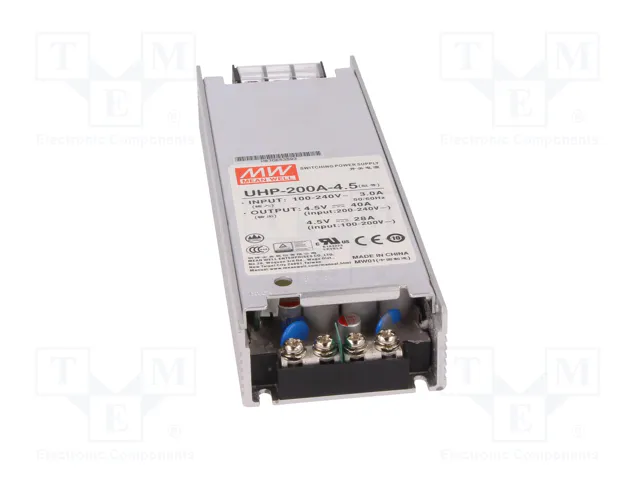 MEAN WELL UHP-200A-4.5 Fuente de alimentación de impulso para pantallas MEAN WELL UHP-200A-4.5 Fuente de alimentación de impulso para pantallas