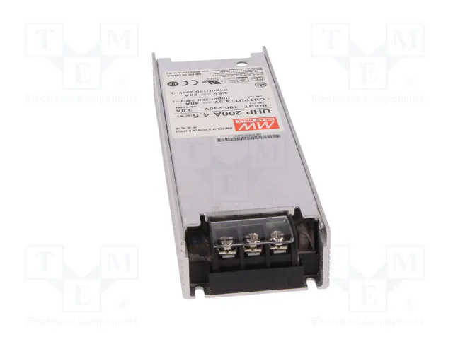 MEAN WELL UHP-200A-4.5 Fuente de alimentación de impulso para pantallas MEAN WELL UHP-200A-4.5 Fuente de alimentación de impulso para pantallas