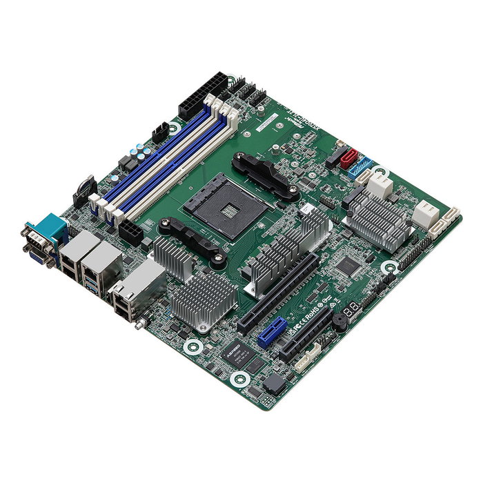 Asrock x570d4u-2l2t/bcm placa base amd x570 zÓcalo am4 micro atx