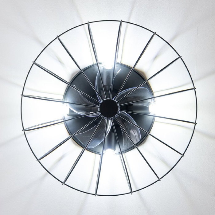 Ventilador de Techo con Luz Cecotec EnergySilence LampAero 650 Iron Design 20 W 70 W