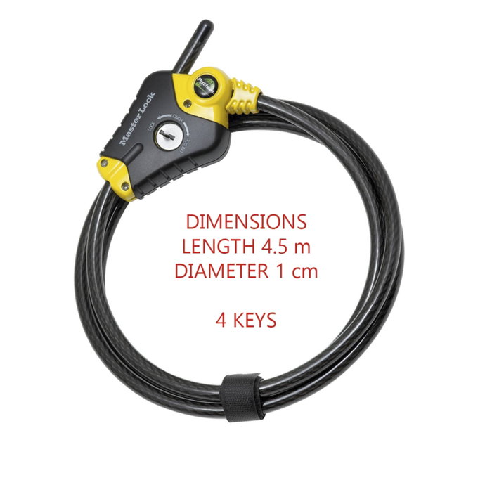 Master Lock Python Cable Lock Ajustable 10mm 8420EURD