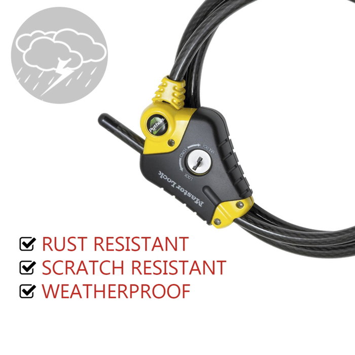 Master Lock Python Cable Lock Ajustable 10mm 8420EURD