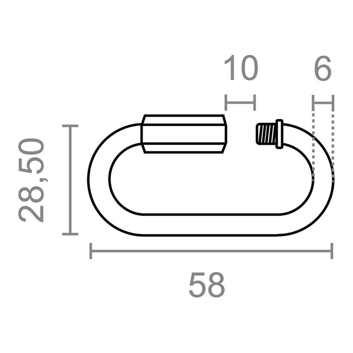Edm Eslabón rápido modelo Esl01 de acero galvanizado 6 mm 2 uds blister Edm Eslabón rápido modelo Esl01 de acero galvanizado 6 mm 2 uds blister