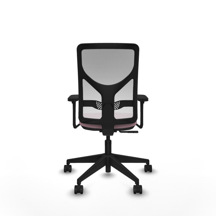 PIQUERAS Y CRESPO Silla de oficina Motilla Rosa y Blanca con Mecanismo Sincro PIQUERAS Y CRESPO Silla de oficina Motilla Rosa y Blanca con Mecanismo Sincro