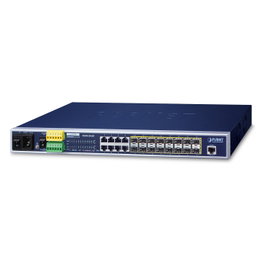 PLANET MGSW-24160F Switch gestionable L2+ 16x SFP 8x GE PoE+ 48 Gbit/s