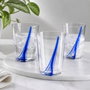 Bormioli Rocco Vaso Alto STRIA de Vidrio 50cl