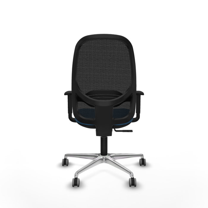 PIQUERAS Y CRESPO Silla de oficina Cilanco Azul claro con respaldo de malla Negro PIQUERAS Y CRESPO Silla de oficina Cilanco Azul claro con respaldo de malla Negro