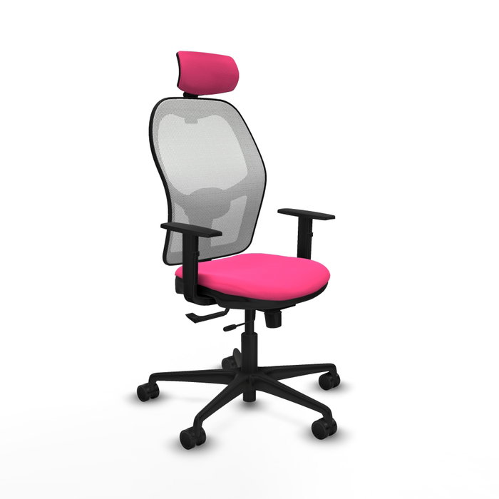 PIQUERAS Y CRESPO Silla de oficina Jorquera Rosa y Blanco PIQUERAS Y CRESPO Silla de oficina Jorquera Rosa y Blanco