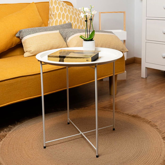 Mesa Auxiliar Acero Moa Vinthera 46,80x46,80x50,20 cm