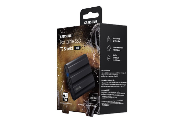 Samsung T7 Shield 4 TB Negro