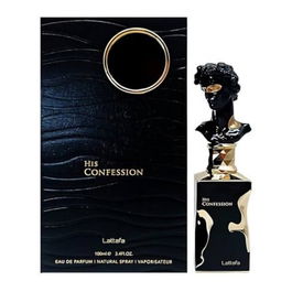 Lattafa His Confession Eau de Parfum para Hombre, 100 ml