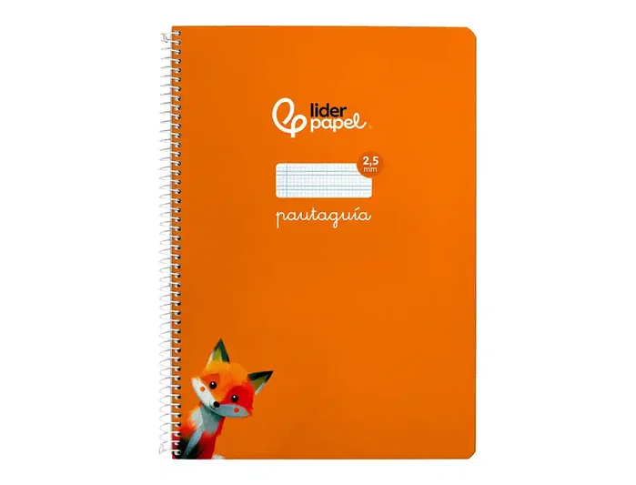 Liderpapel Cuaderno Espiral Pautaguía A4 Cuadro 2,5mm Naranja Liderpapel Cuaderno Espiral Pautaguía A4 Cuadro 2,5mm Naranja