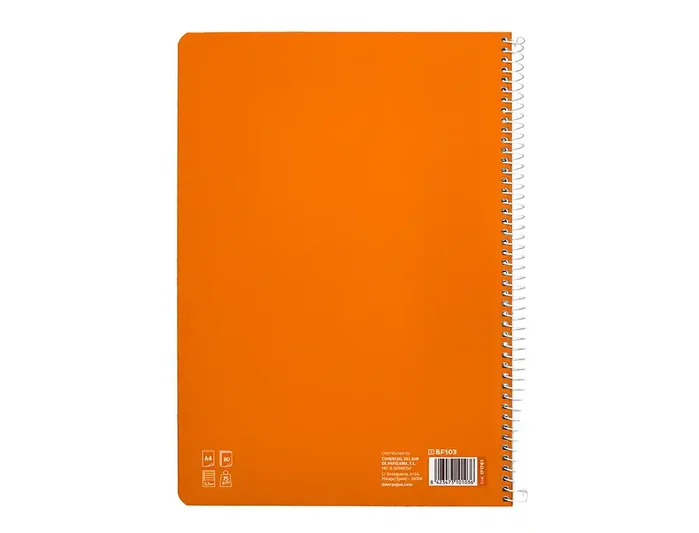Liderpapel Cuaderno Espiral Pautaguía A4 Cuadro 2,5mm Naranja Liderpapel Cuaderno Espiral Pautaguía A4 Cuadro 2,5mm Naranja