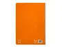 Liderpapel Cuaderno Espiral Pautaguía A4 Cuadro 2,5mm Naranja