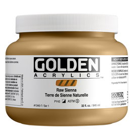 Golden Heavy Body Colores Acrílicos Tierra de Siena Natural 946 ml