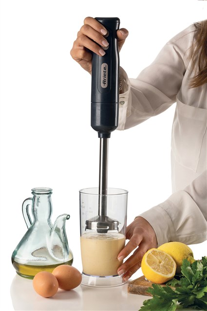 Ariete Batidora de Varilla 3 en 1 700W con Picador y Batidor, Gris Grafito 601/10