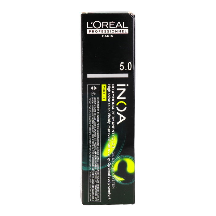 L'Oréal Professionnel Paris INOA 5.0 Castaño Claro Profundo, Color 5.0 L'Oréal Professionnel Paris INOA 5.0 Castaño Claro Profundo, Color 5.0