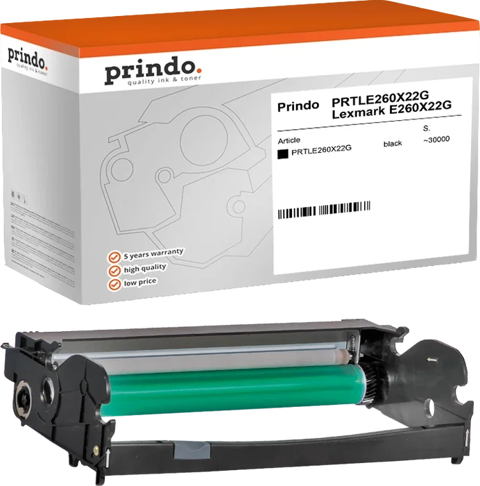 Prindo Unidad de tambor negra PRTLE260X22G Classic Prindo Unidad de tambor negra PRTLE260X22G Classic