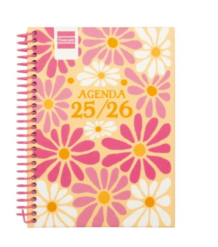 Finocam Agenda Escolar 2025-2026 536100426 Diva 8vo Semana Vista Horizontal 120x164 Spring+