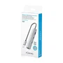 Aisens ASUC-4P036-GR USB-A a Ethernet Gigabit + Hub 2xUSB-C + 1xUSB-A Gris