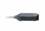 ATEN CS22DP Switch KVM de 2 puertos con DisplayPort USB y resolución 4K Ultra HD, con interruptor remoto, Negro