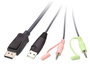 Aten CS22DP-AT KVM DisplayPort USB de 2 Puertos Selector Remoto de Puerto Negro 2560 x 1600 Pixeles
