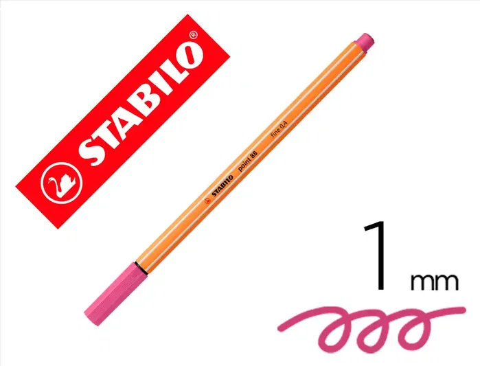 Stabilo Point 88 Rotulador Punta Fina Heliotropo 0,4 mm Caja 10 Unidades Stabilo Point 88 Rotulador Punta Fina Heliotropo 0,4 mm Caja 10 Unidades