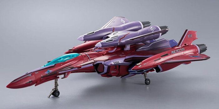 Bandai Tamashii Nations Macross Frontier Figura DX Chogokin VF-27 Gamma SP Super Lucifer Valkyrie Brera Sterne use Revival Ver. 25 cm Bandai Tamashii Nations Macross Frontier Figura DX Chogokin VF-27 Gamma SP Super Lucifer Valkyrie Brera Sterne use Revival Ver. 25 cm