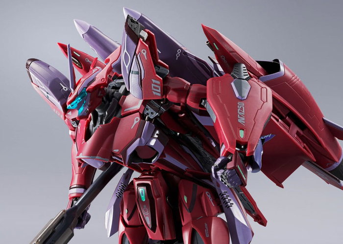 Bandai Tamashii Nations Macross Frontier Figura DX Chogokin VF-27 Gamma SP Super Lucifer Valkyrie Brera Sterne use Revival Ver. 25 cm Bandai Tamashii Nations Macross Frontier Figura DX Chogokin VF-27 Gamma SP Super Lucifer Valkyrie Brera Sterne use Revival Ver. 25 cm