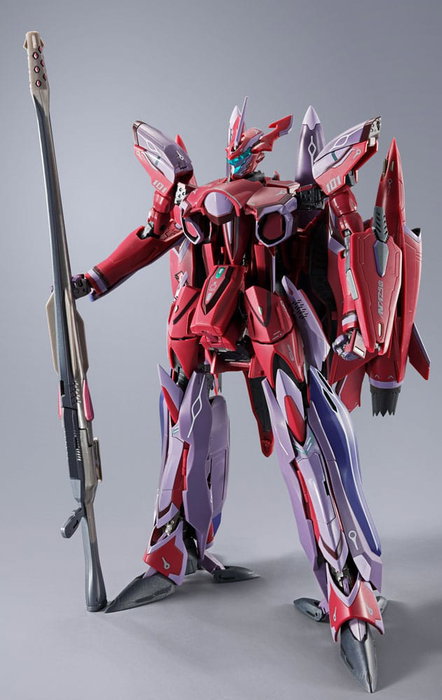 Bandai Tamashii Nations Macross Frontier Figura DX Chogokin VF-27 Gamma SP Super Lucifer Valkyrie Brera Sterne use Revival Ver. 25 cm Bandai Tamashii Nations Macross Frontier Figura DX Chogokin VF-27 Gamma SP Super Lucifer Valkyrie Brera Sterne use Revival Ver. 25 cm