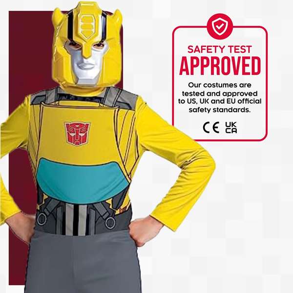 Hasbro Disfraz Transformers Bumblebee Talla 4-6 Años Hasbro Disfraz Transformers Bumblebee Talla 4-6 Años