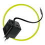 Mobile Origin 65W GaN Charger con cable USB-C retráctil y puerto USB-A