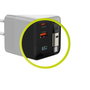 Mobile Origin 65W GaN Charger con cable USB-C retráctil y puerto USB-A