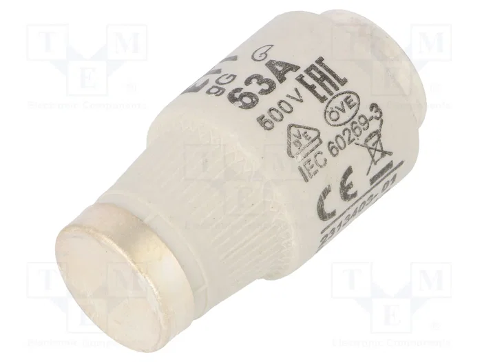 ETI POLAM Fusible de cartucho DIII de cerámica 63A 500V ETI POLAM Fusible de cartucho DIII de cerámica 63A 500V