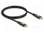 DeLOCK Cable HDMI 1.4 High Speed con Ethernet 1,0 m, Macho a Macho, 4K