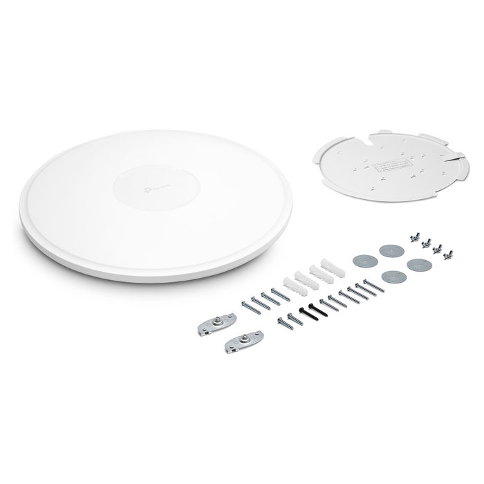 TP-Link Omada EAP772 Access Point WiFi 7 9300 Mbit/s, 2.4/5/6 GHz, Bluetooth 5.2, Router inalámbrico de techo/pared, gestión Omada, blanco
