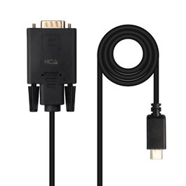 NANOCABLE Cable conversor USB-C a vga, USB-C/M-VGA/M, 1.8 m