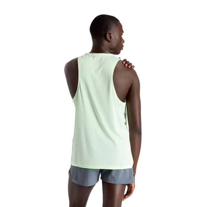 Camiseta de Tirantes Hombre New Balance Athletics Singlet Verde Claro XL Camiseta de Tirantes Hombre New Balance Athletics Singlet Verde Claro XL