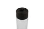 Hermia ET-00101 Juego de 6 Tarros de Especias de Cristal Transparente, 245 ml