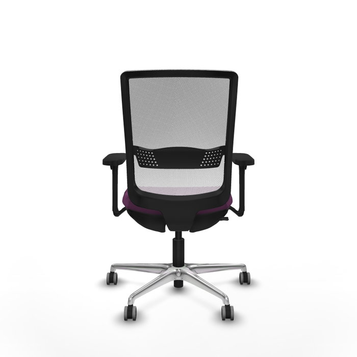 PIQUERAS Y CRESPO Silla de oficina Haches con mecanismo Sincro/Traslack Morado y Blanco PIQUERAS Y CRESPO Silla de oficina Haches con mecanismo Sincro/Traslack Morado y Blanco