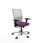 PIQUERAS Y CRESPO Silla de oficina Haches con mecanismo Sincro/Traslack Morado y Blanco