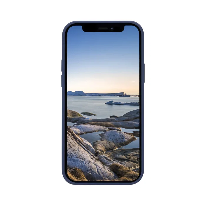 Dbramante1928 Funda Compatible con iPhone 12 y iPhone 12 Pro, 15.4 cm (6.06"), Azul, de Plástico Resistente a Impactos y con Carga Inalámbrica