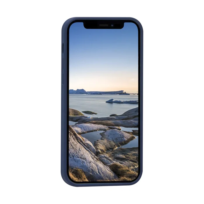 Dbramante1928 Funda Compatible con iPhone 12 y iPhone 12 Pro, 15.4 cm (6.06"), Azul, de Plástico Resistente a Impactos y con Carga Inalámbrica