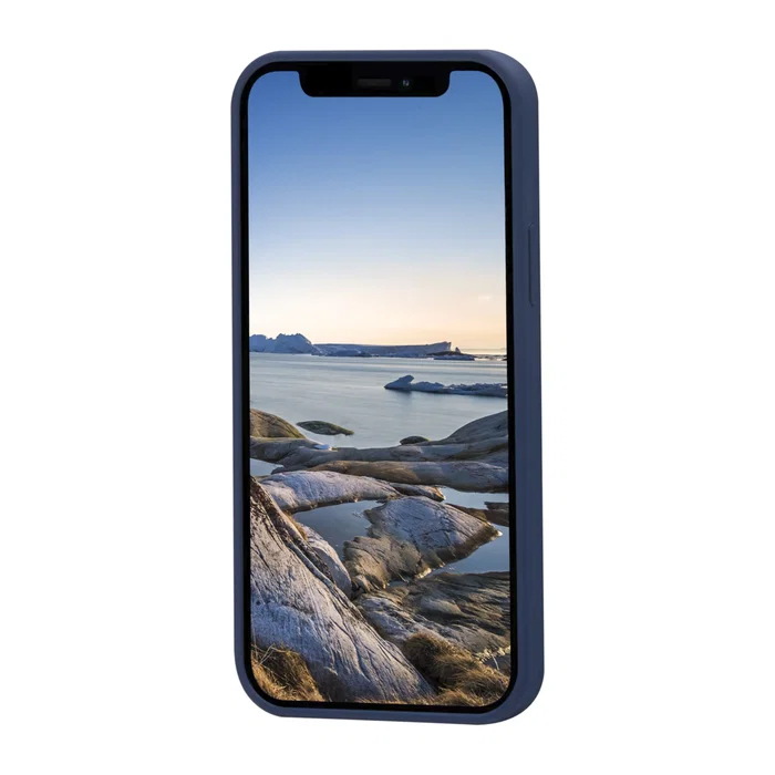 Dbramante1928 Funda Compatible con iPhone 12 y iPhone 12 Pro, 15.4 cm (6.06"), Azul, de Plástico Resistente a Impactos y con Carga Inalámbrica