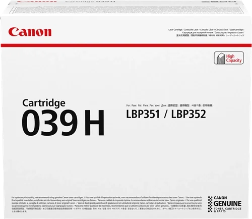 Canon Cartucho de Tóner Negro CRG 039 (0287C001)